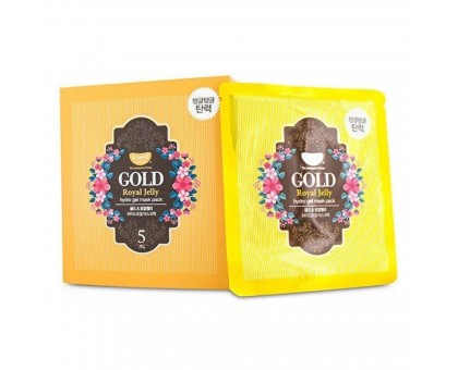 Маска с золотом и маточным молочком KOELF Gold & Royal Jelly Mask Pack 5 шт