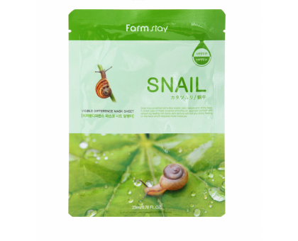 Маска для лица Farm Stay Snail Visible Difference Mask Sheet