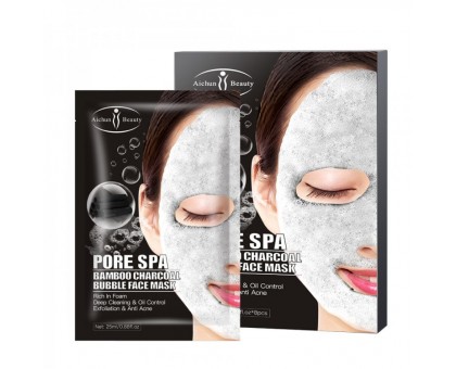 Маска для лица Aichun Beauty Bamboo Charcoal Bubble Face Mask (8 шт)