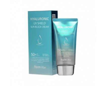 Солнцезащитный крем Farm Stay Hyaluronic UV Shield Sun Block Cream SPF50+