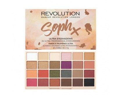 Тени для век Makeup Revolution Soph X Ultra Eyeshadows 24 цвета