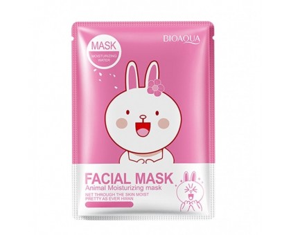 Маска для лица Bioaqua Facial Mask Animal Moisturizing Mask Rabbit